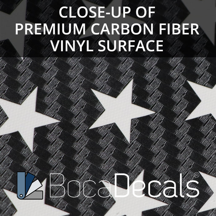 BocaDecals 2020-2025 Jeep Gladiator Rear Middle Window American Flag Decal Sticker Accessory