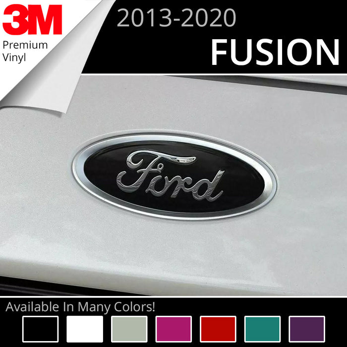 BocaDecals 2013-2020 Ford Fusion Logo Emblem Insert Overlay Decals