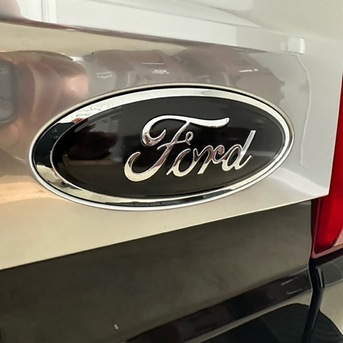 BocaDecals 2015-2023 Ford F150 Emblem Overlay Insert Decals (Set of 2)