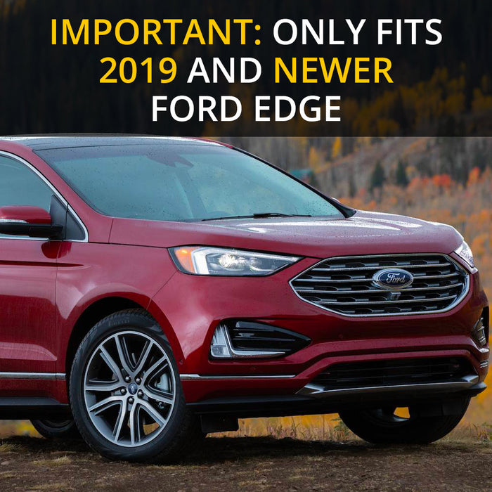 BocaDecals 2019-2025 Ford Edge Logo Emblem Insert Decals (Set of 2)