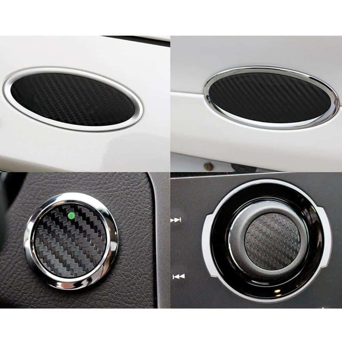 2013-2019 Ford Fusion Carbon Fiber Insert Bundle (Black)