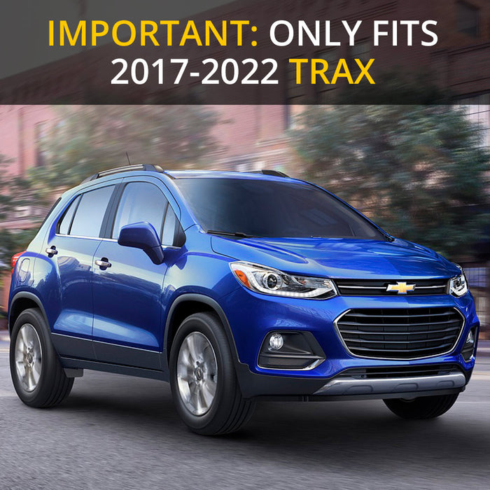 BocaDecals Emblem Overlay Insert Decals For 2017-2022 Chevy Trax (Set of 2)
