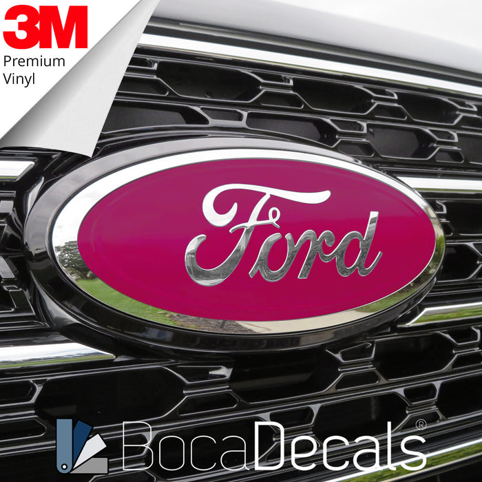 BocaDecals 2015-2019 Ford Focus Logo Emblem Insert Overlay Decals