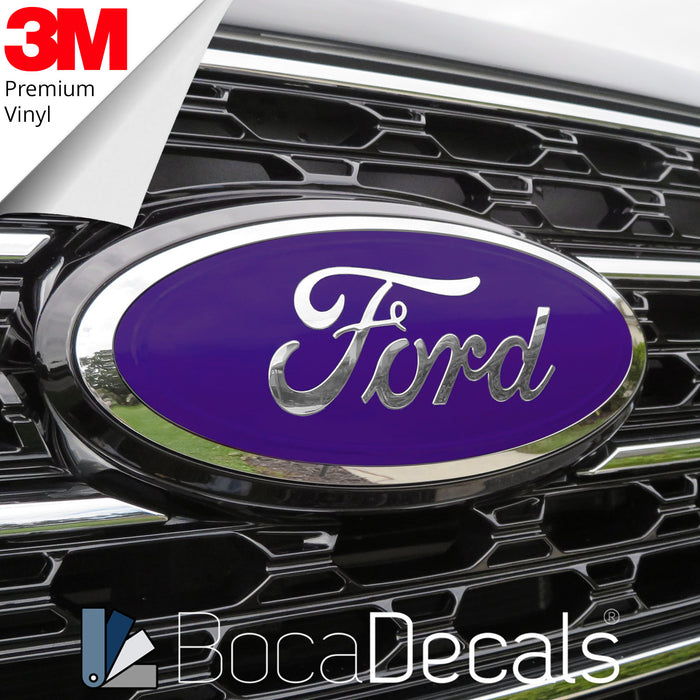 BocaDecals 2020-2025 Ford Explorer Logo Emblem Insert Decal Overlays (Set of 2)