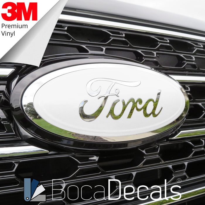 BocaDecals 2013-2020 Ford Fusion Logo Emblem Insert Overlay Decals