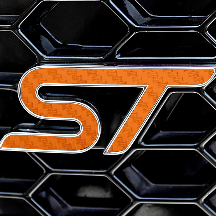 BocaDecals 2020-2025 Ford Explorer ST Carbon Fiber Emblem Decal Inserts (Set of 2)