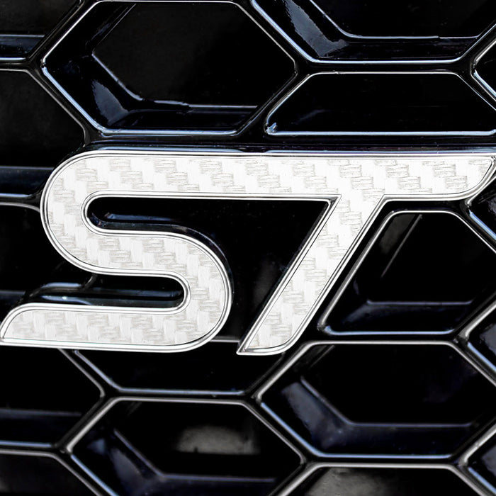 BocaDecals 2020-2025 Ford Explorer ST Carbon Fiber Emblem Decal Inserts (Set of 2)