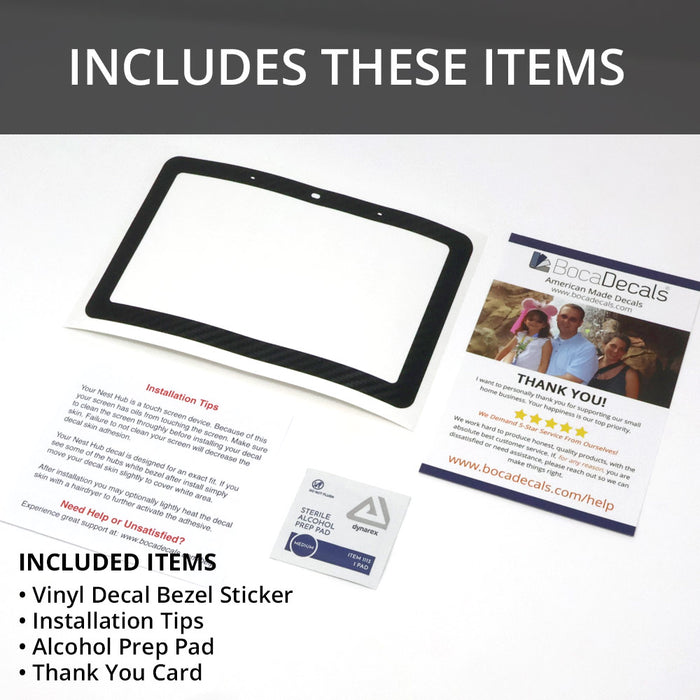Skin Decal Sticker for Google Nest Hub 7" | Gen 2 ONLY | Protective, Durable, and Unique Vinyl Decal Wrap Cover Sticker | Made in The USA