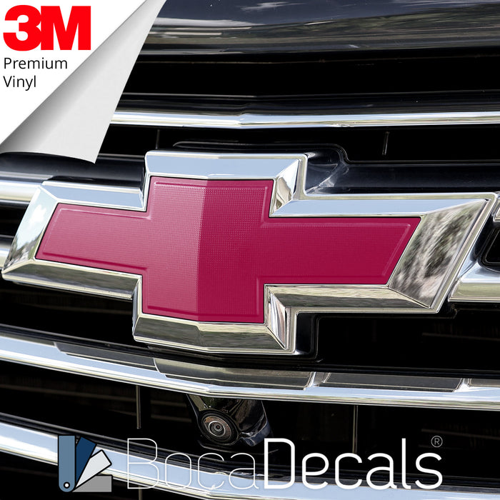 BocaDecals 2018-2023 Chevy Traverse Emblem Overlay Insert Decals (Set of 2)