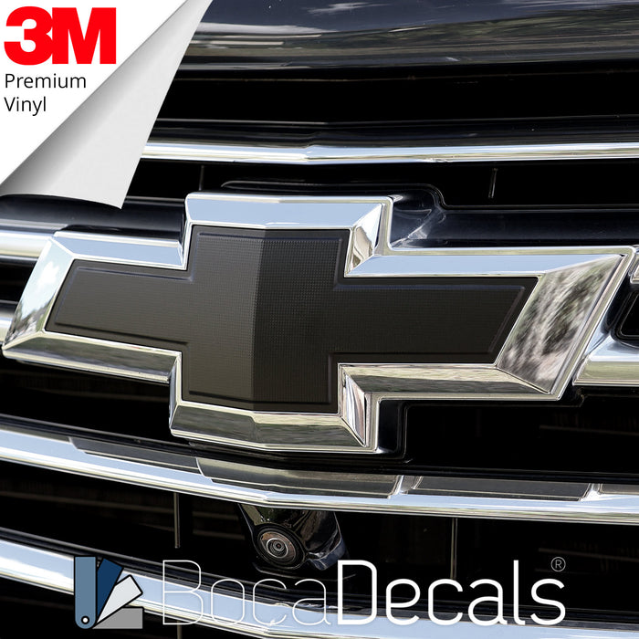 BocaDecals 2018-2023 Chevy Traverse Emblem Overlay Insert Decals (Set of 2)