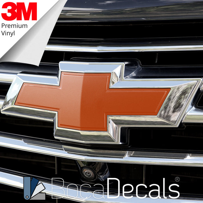 BocaDecals 2018-2023 Chevy Traverse Emblem Overlay Insert Decals (Set of 2)