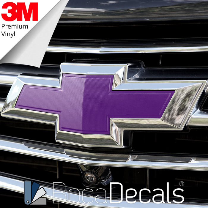 BocaDecals 2018-2023 Chevy Traverse Emblem Overlay Insert Decals (Set of 2)