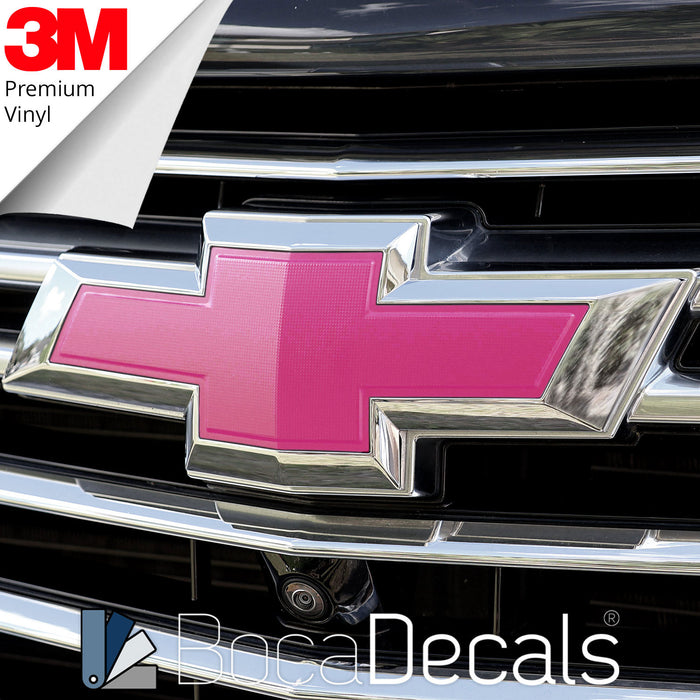 BocaDecals 2018-2023 Chevy Traverse Emblem Overlay Insert Decals (Set of 2)