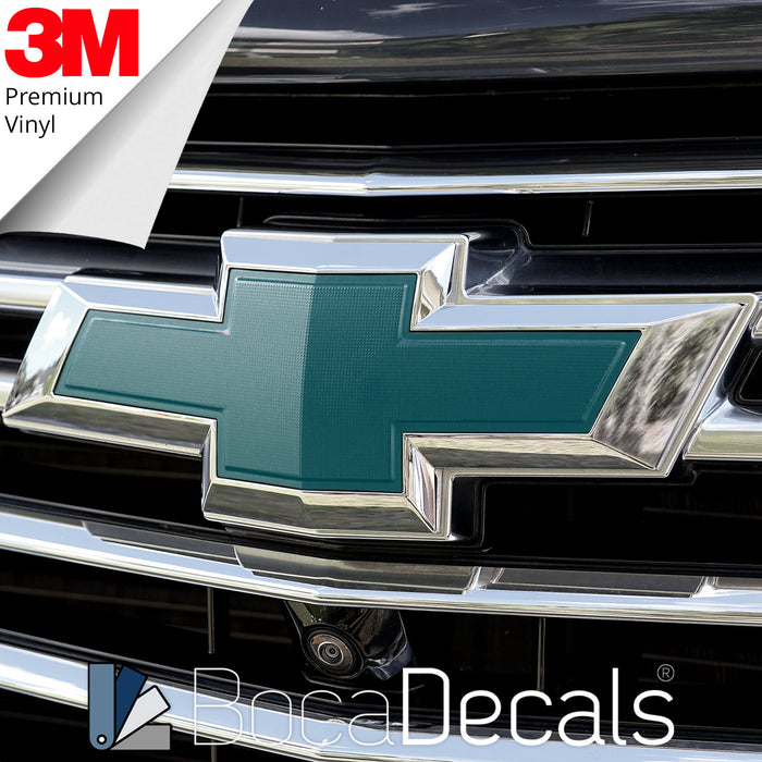 BocaDecals 2018-2023 Chevy Traverse Emblem Overlay Insert Decals (Set of 2)