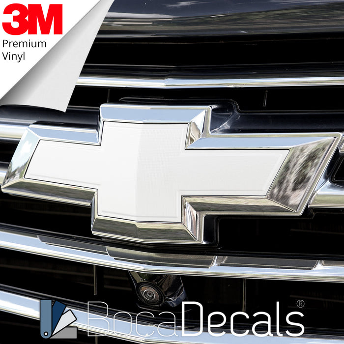 BocaDecals 2018-2023 Chevy Traverse Emblem Overlay Insert Decals (Set of 2)