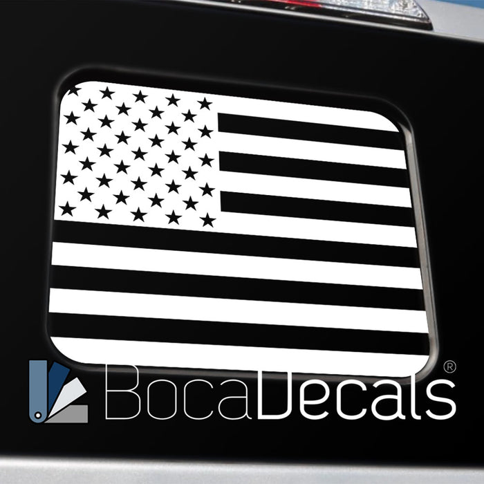 BocaDecals 2004-2014 Ford F150 Rear Middle Window American Flag Decal