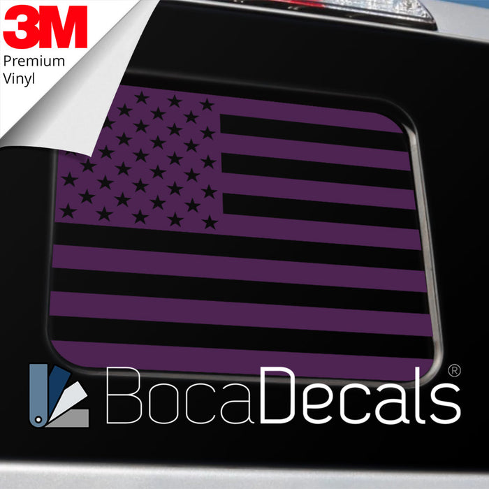 BocaDecals 2015-2025 Ford F150 F250 F350 Precut Rear Middle Window American Flag Decal