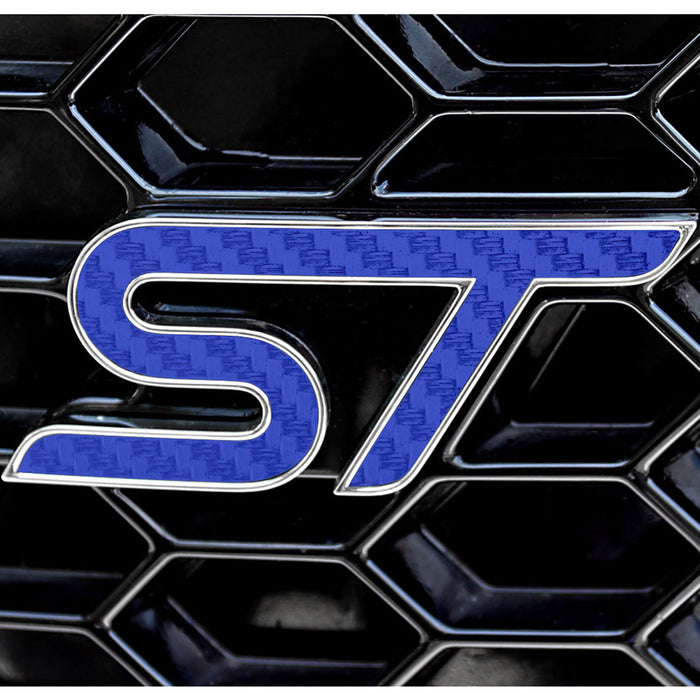 BocaDecals 2020-2025 Ford Explorer ST Carbon Fiber Emblem Decal Inserts (Set of 2)