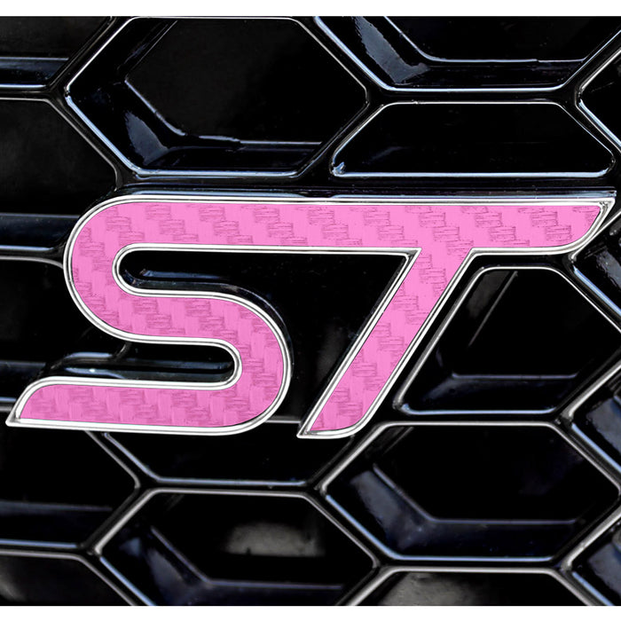 BocaDecals 2020-2025 Ford Explorer ST Carbon Fiber Emblem Decal Inserts (Set of 2)