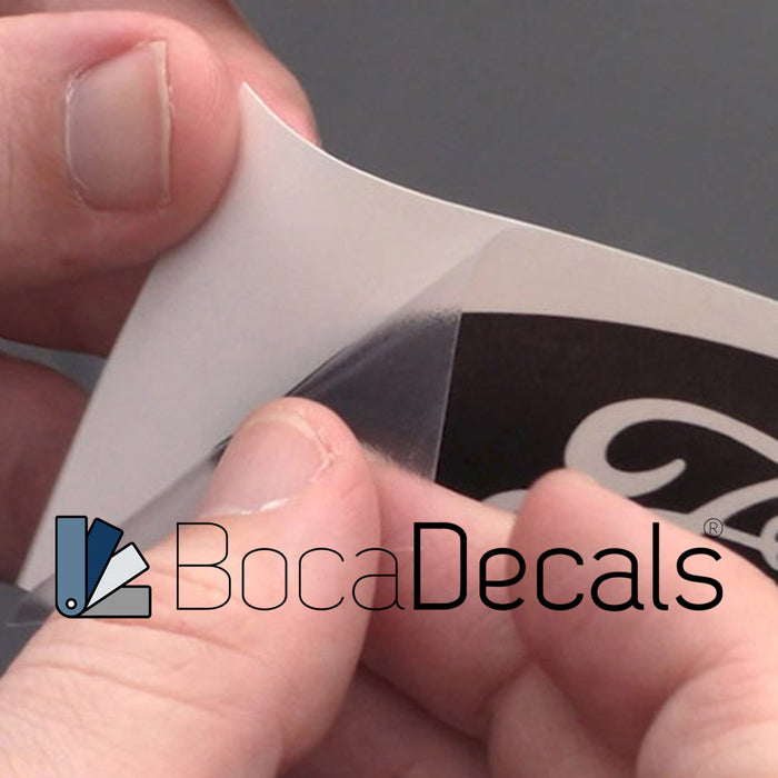 BocaDecals 2022-2025 Ford Bronco Logo Emblem Insert Decal Overlay (Set of 1)