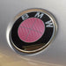 BMW Pink Carbon Fiber Emblem Logo Decals