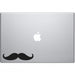 Laptop Mustache Decals