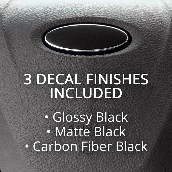 2006-2019 Ford Steering Wheel Emblem Decals (Set of 3)