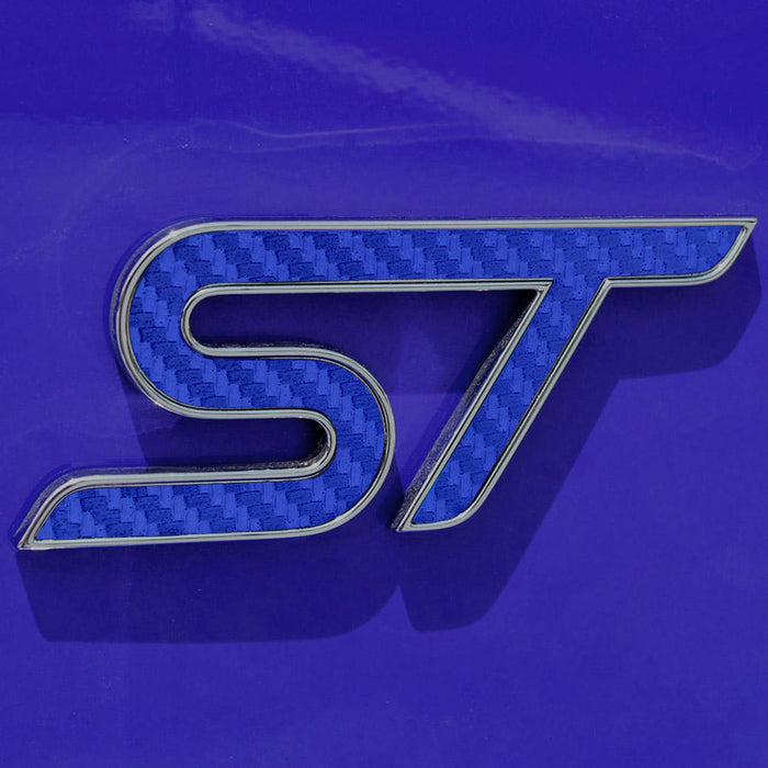 BocaDecals 2019-2024 Ford Edge ST Carbon Fiber Emblem Decal Inserts (Set of 2)