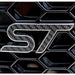 2013-2019 Focus ST Carbon Fiber Emblem Decal Inserts (Black)